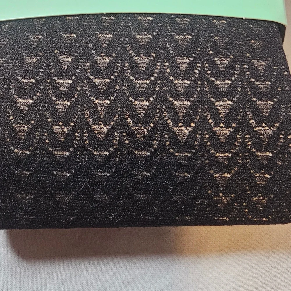 Love Your Assets SPANX Size 2 Black Wish Bone Textured Shaping Tights New 1554